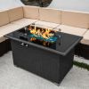 Outdoor 44" Gas Propane Fire Pit Table